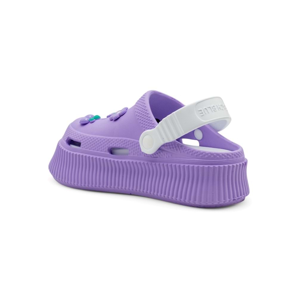 ROOSTER YÜKSEK TABAN ÇİLEKLİ KADIN CROOS TERLİK - LİLA - 36