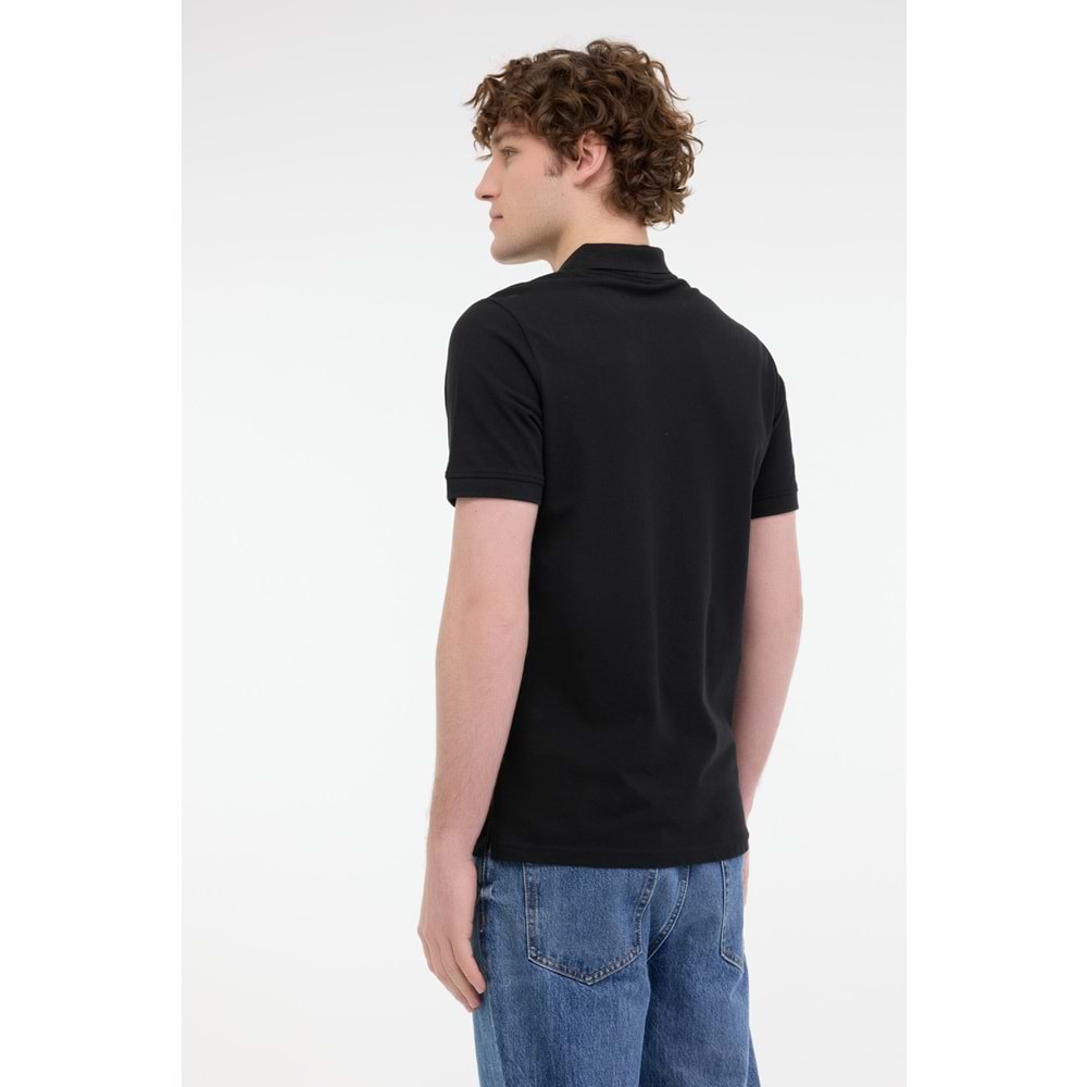 KİNETİX MB PAM 12SN328 5FX ERKEK KISA KOL POLO TİŞÖRT - SİYAH - XXL