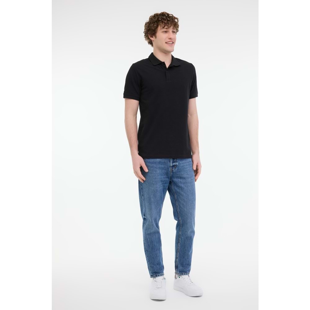 KİNETİX MB PAM 12SN328 5FX ERKEK KISA KOL POLO TİŞÖRT - SİYAH - XXL