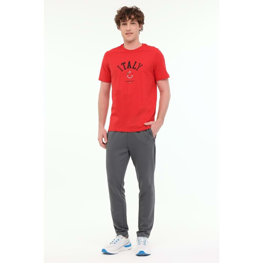 LUMBERJACK ML RENATO 11ITL1030 5FX ERKEK KISA KOL TİŞÖRT - KIRMIZI - XL