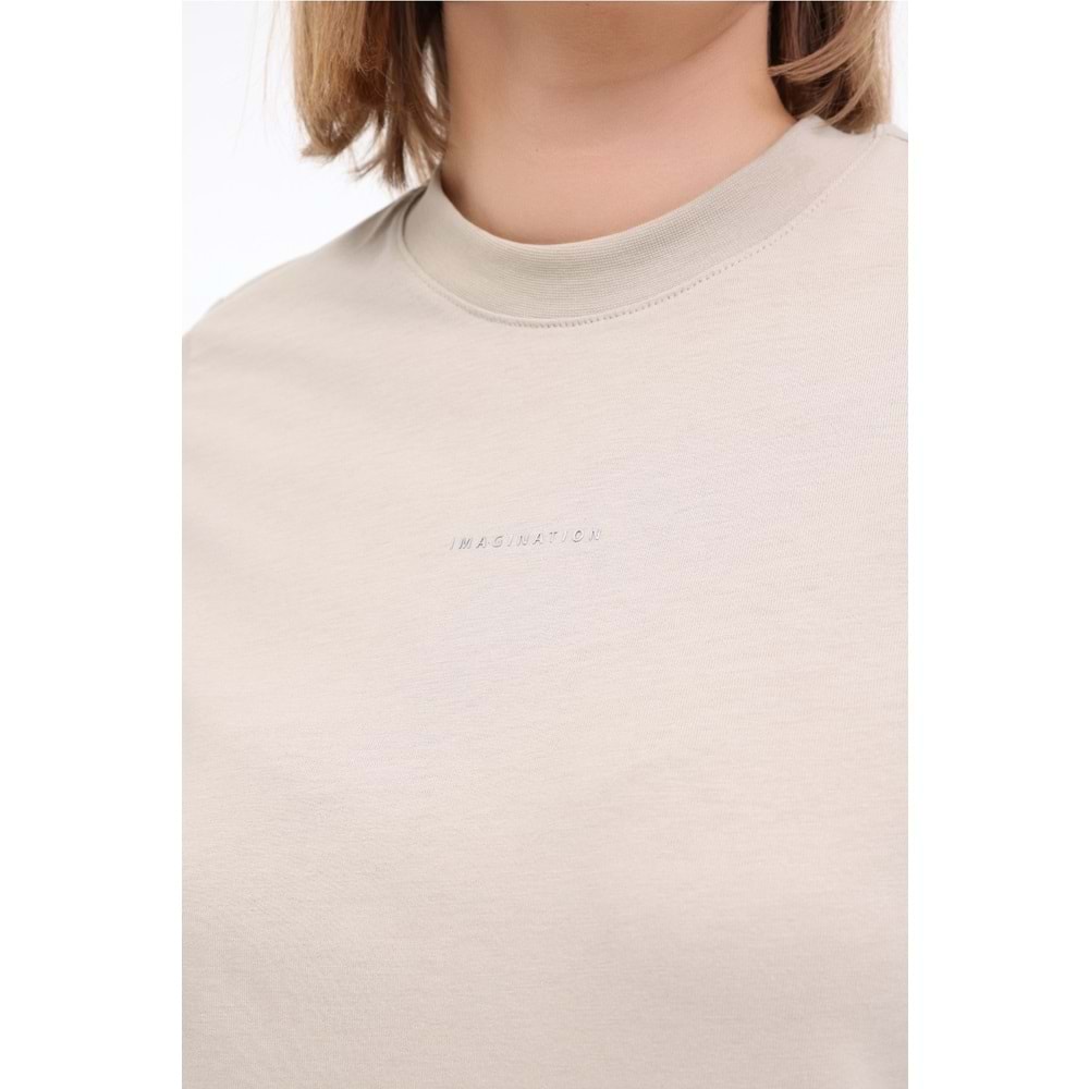 LUMBERJACK WL ROBI 11MS468 5FX KADIN KISA KOL TİŞÖRT - HAKİ - XS