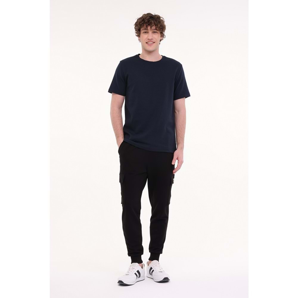 KİNETİX MB CZ JK 11BS101 5FX ERKEK KISA KOL TİŞÖRT - LACİVERT - S