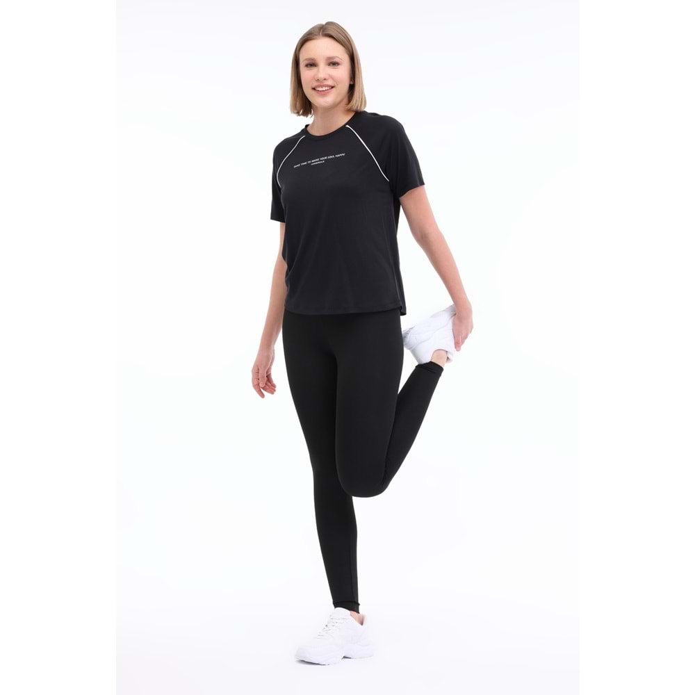 LUMBERJACK WB BSC 26CT125 5FX KADIN TAYT - SİYAH - M