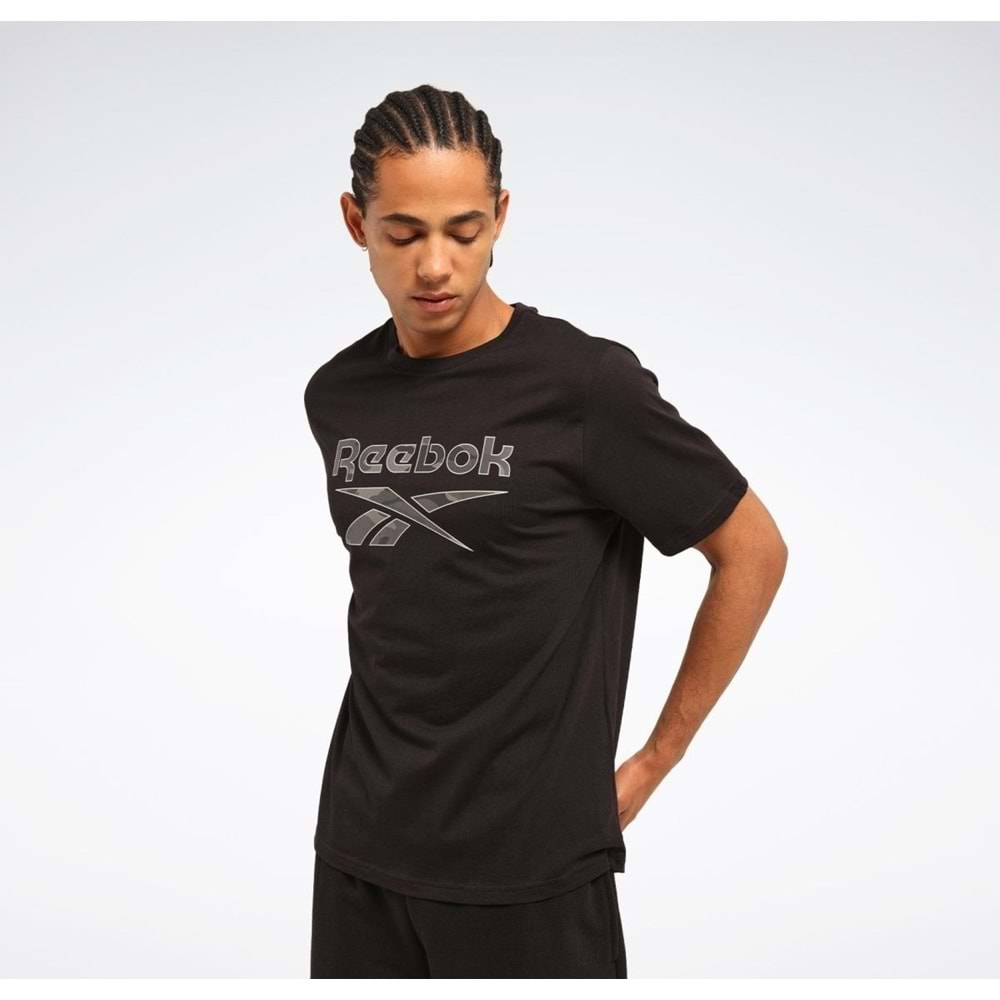 REEBOK NEW ID CAMO TEE ERKEK KISA KOL TİŞÖRT - SİYAH - M