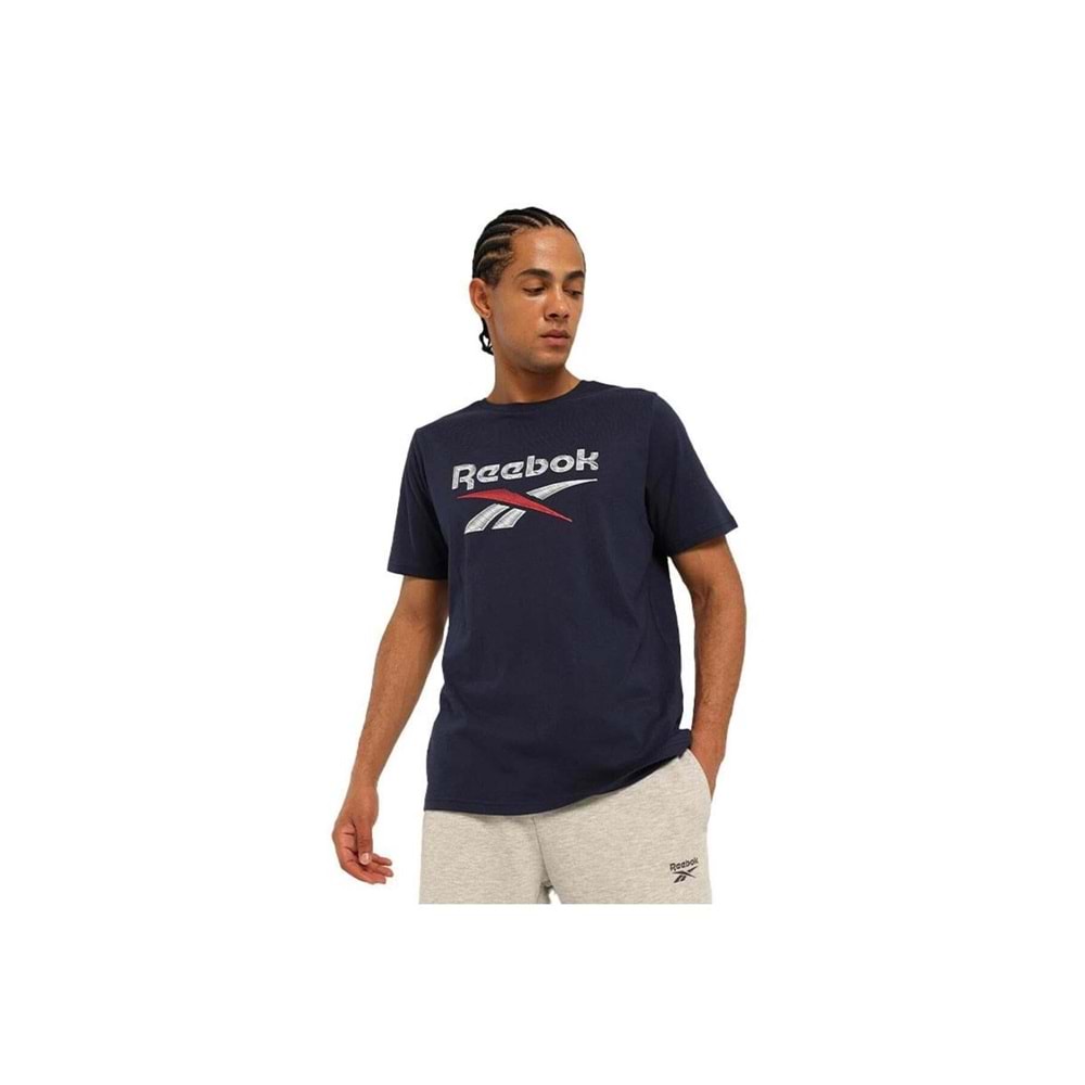 REEBOK NEW ID REG TEE ERKEK KISA KOL TİŞÖRT - LACİVERT - XXL