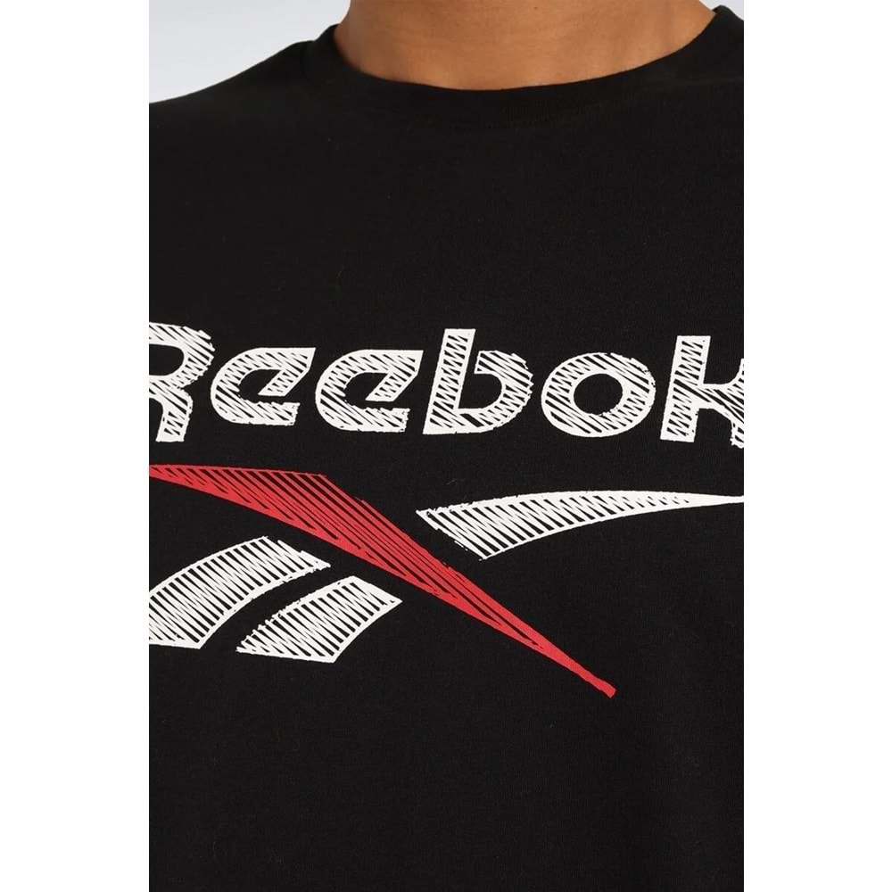 REEBOK NEW ID REG TEE ERKEK KISA KOL TİŞÖRT - SİYAH - XXL