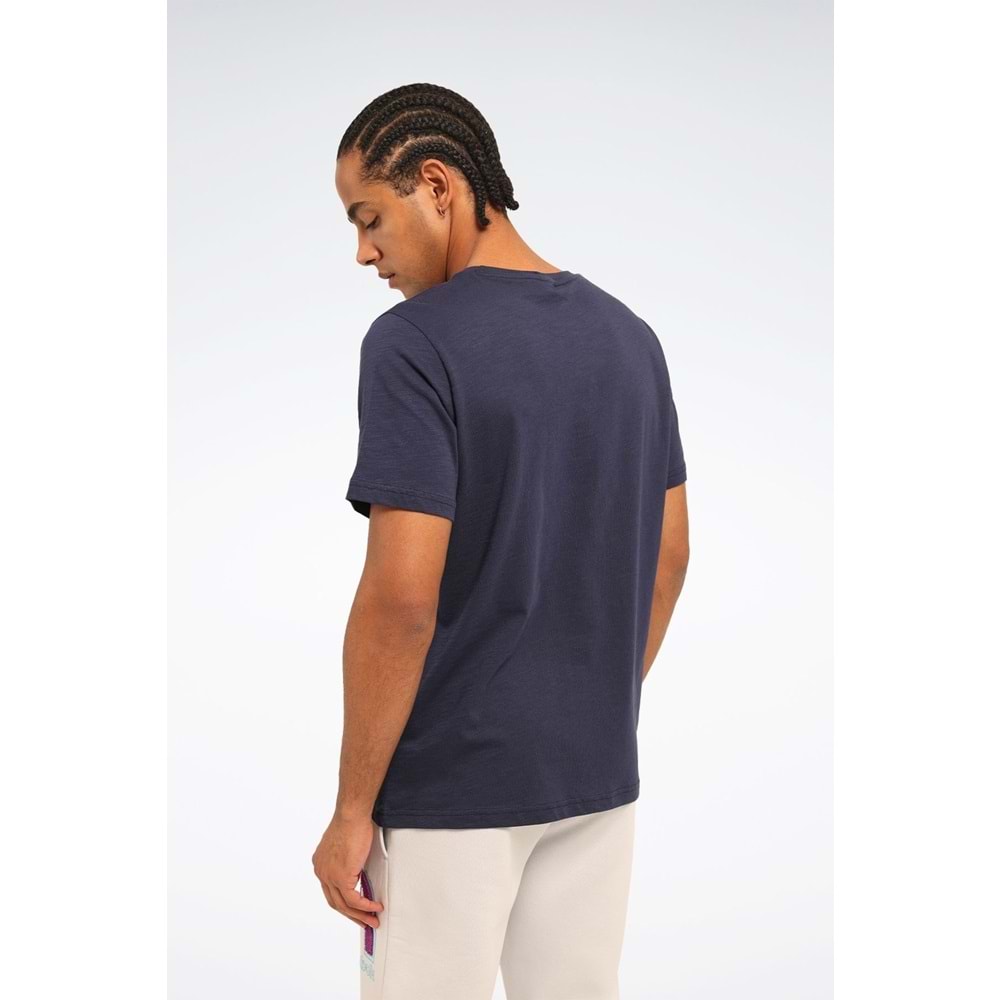 REEBOK SUMTH TEE ERKEK KISA KOL TİŞÖRT - LACİVERT - XXL