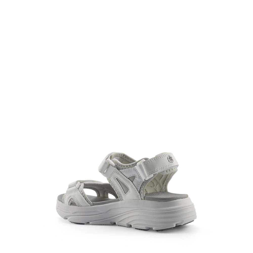 LUMBERJACK GENA 5FX KADIN SANDALET - BEYAZ - 38