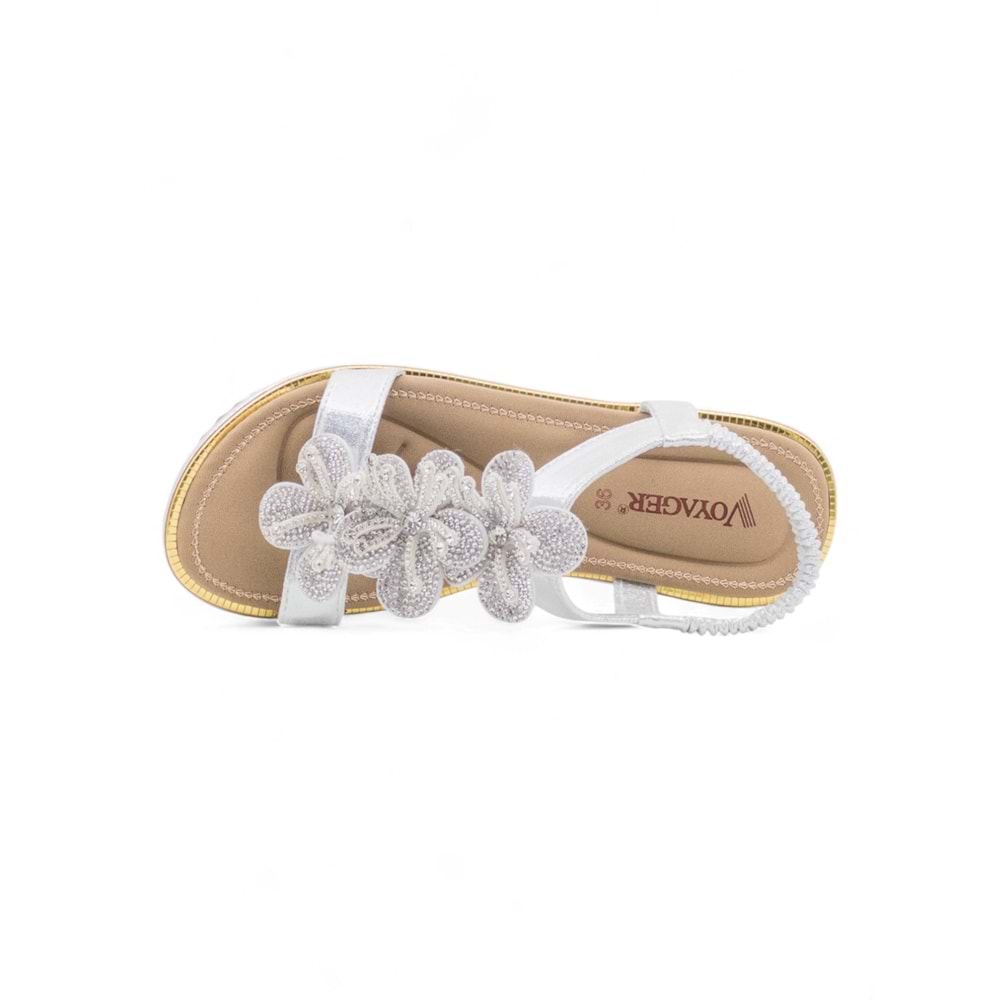 VOYAGER B178 KADIN SANDALET - GÜMÜŞ - 40