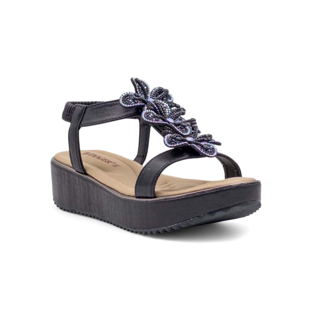 VOYAGER B178 KADIN SANDALET - SİYAH - 40