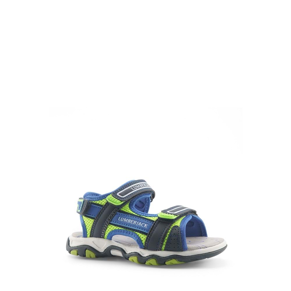 LUMBERJACK LOTEN 5FX 5FX ERKEK ÇOCUK SANDALET - MAVİ - 35