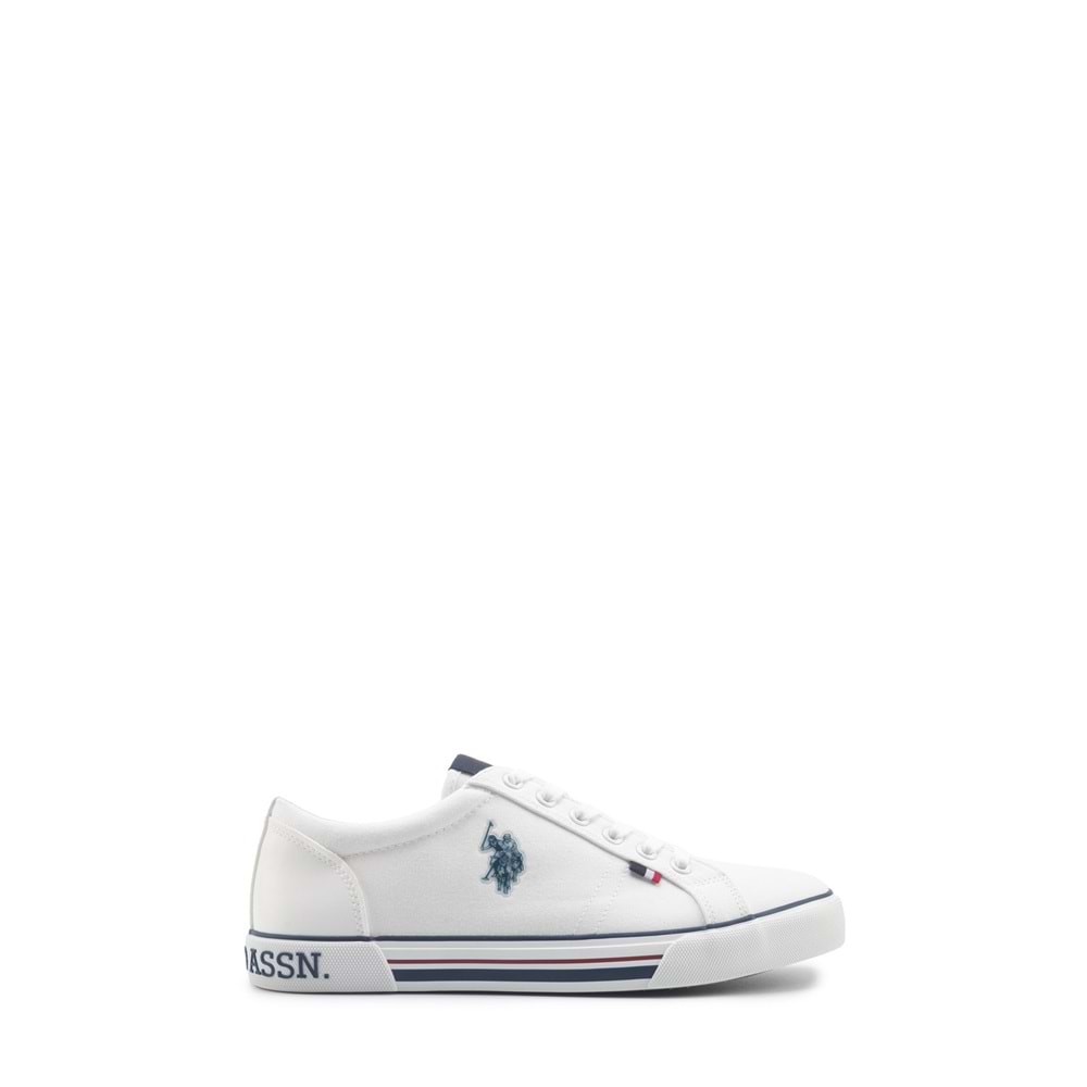 U.S. POLO ASSN. TEOX 5FX ERKEK SNEAKER - BEYAZ - 45
