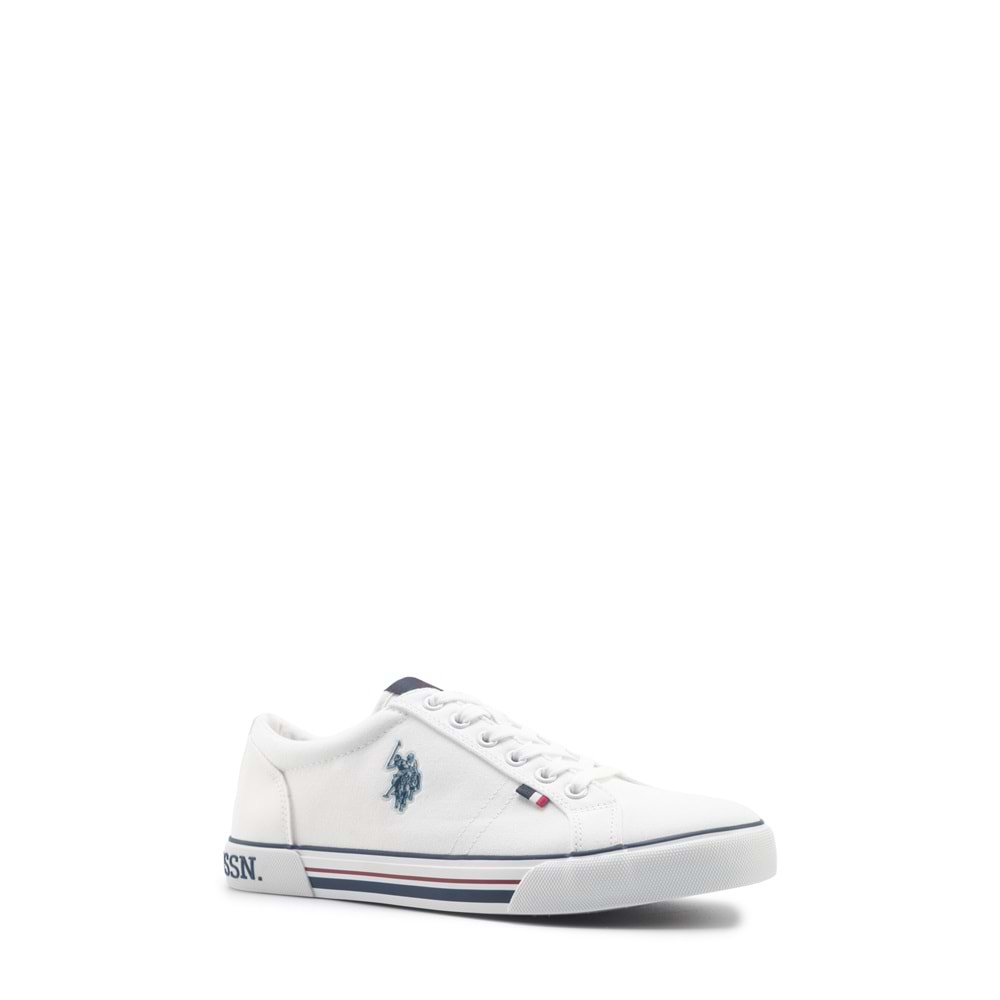 U.S. POLO ASSN. TEOX 5FX ERKEK SNEAKER - BEYAZ - 45