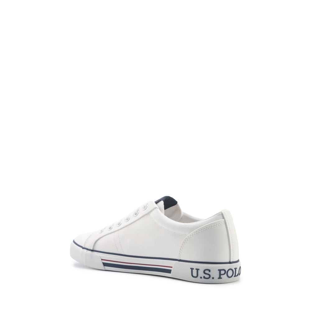 U.S. POLO ASSN. TEOX 5FX ERKEK SNEAKER - BEYAZ - 45