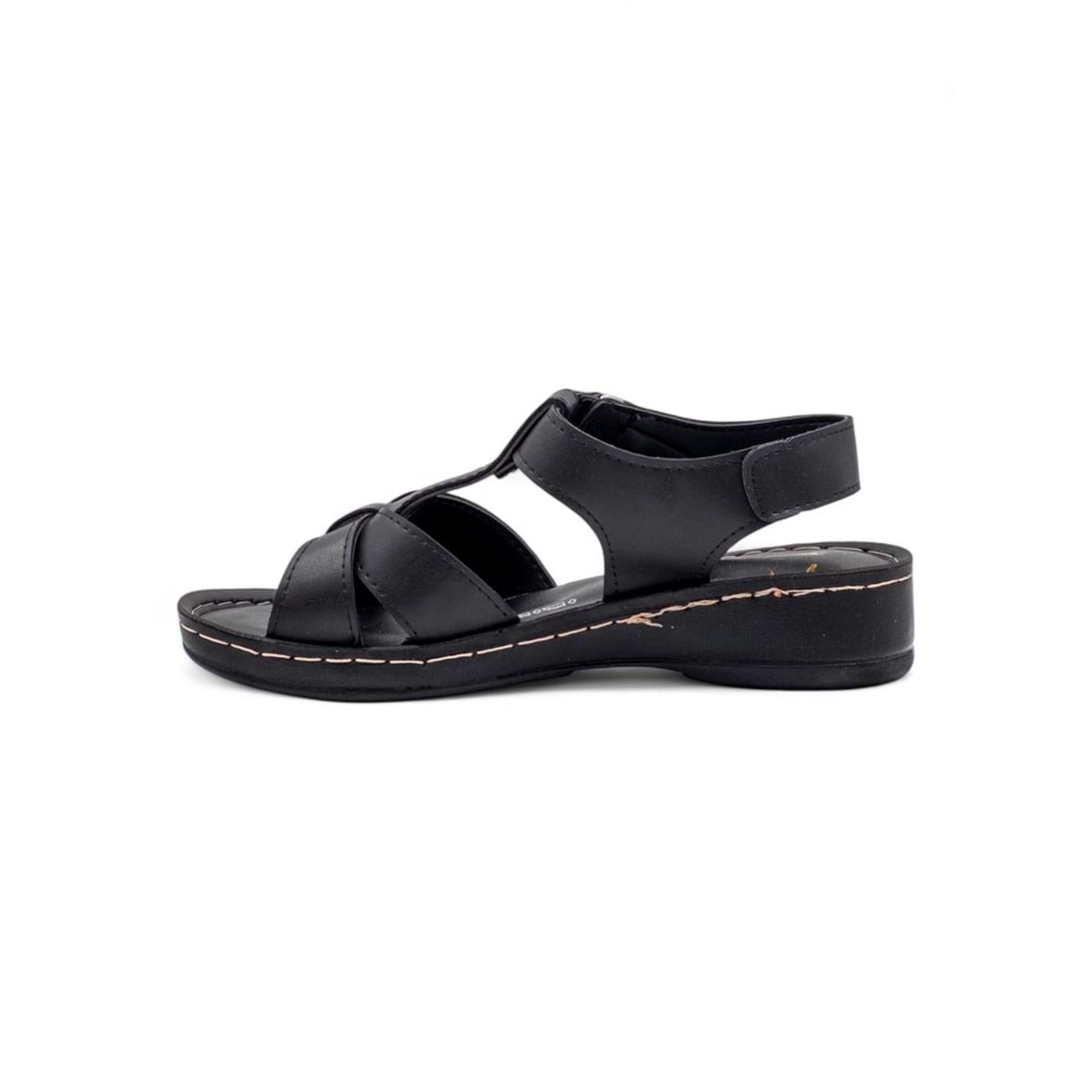 POLERO 14824 KADIN SANDALET - SİYAH - 36