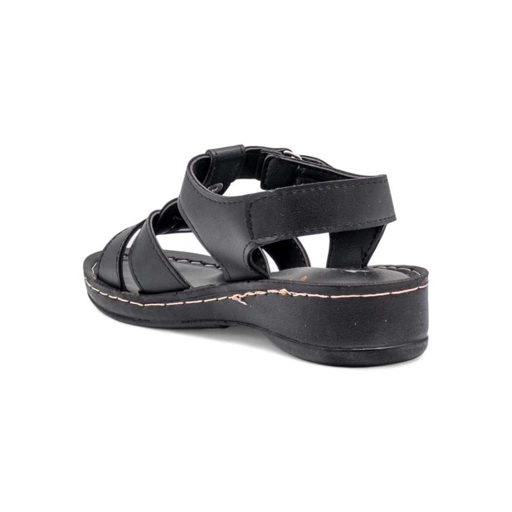 POLERO 14824 KADIN SANDALET - SİYAH - 36