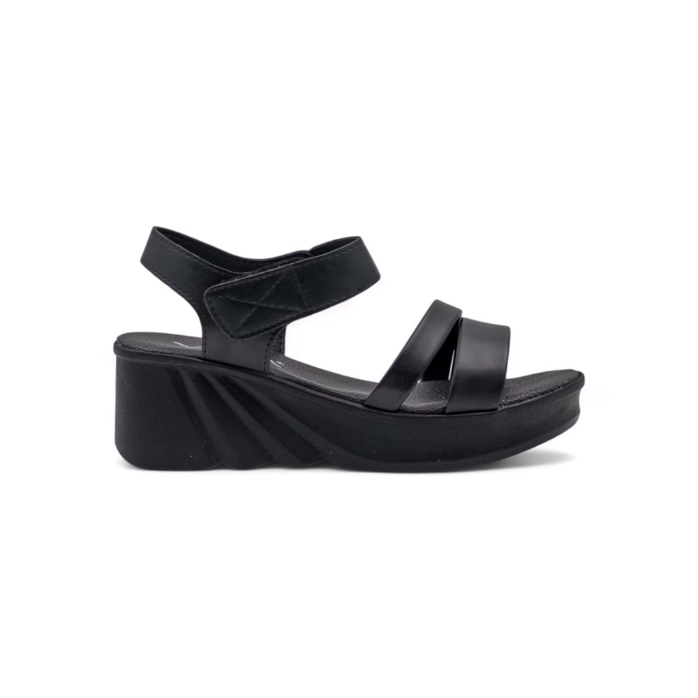 VOGA 2100-54 KADIN SANDALET - SİYAH - 40