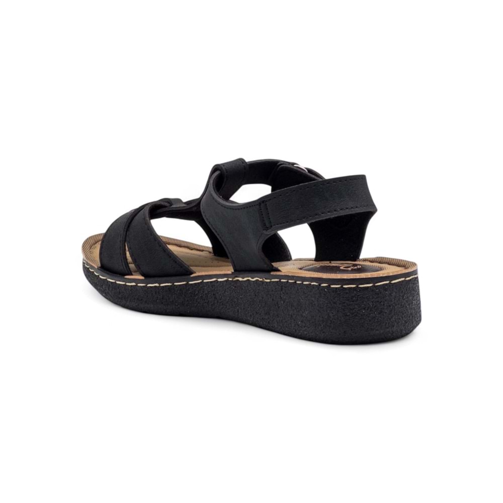 AVOX PAMİRA KADIN SANDALET - SİYAH - 37