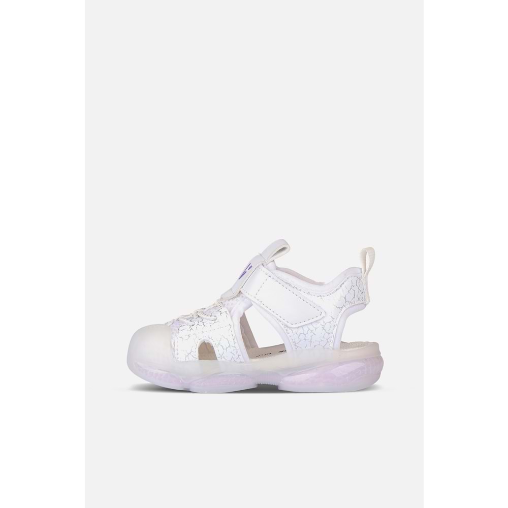 VİCCO MONROVİA İLK ADIM IŞIKLI KIZ BEBEK SANDALET - BEYAZ - 20