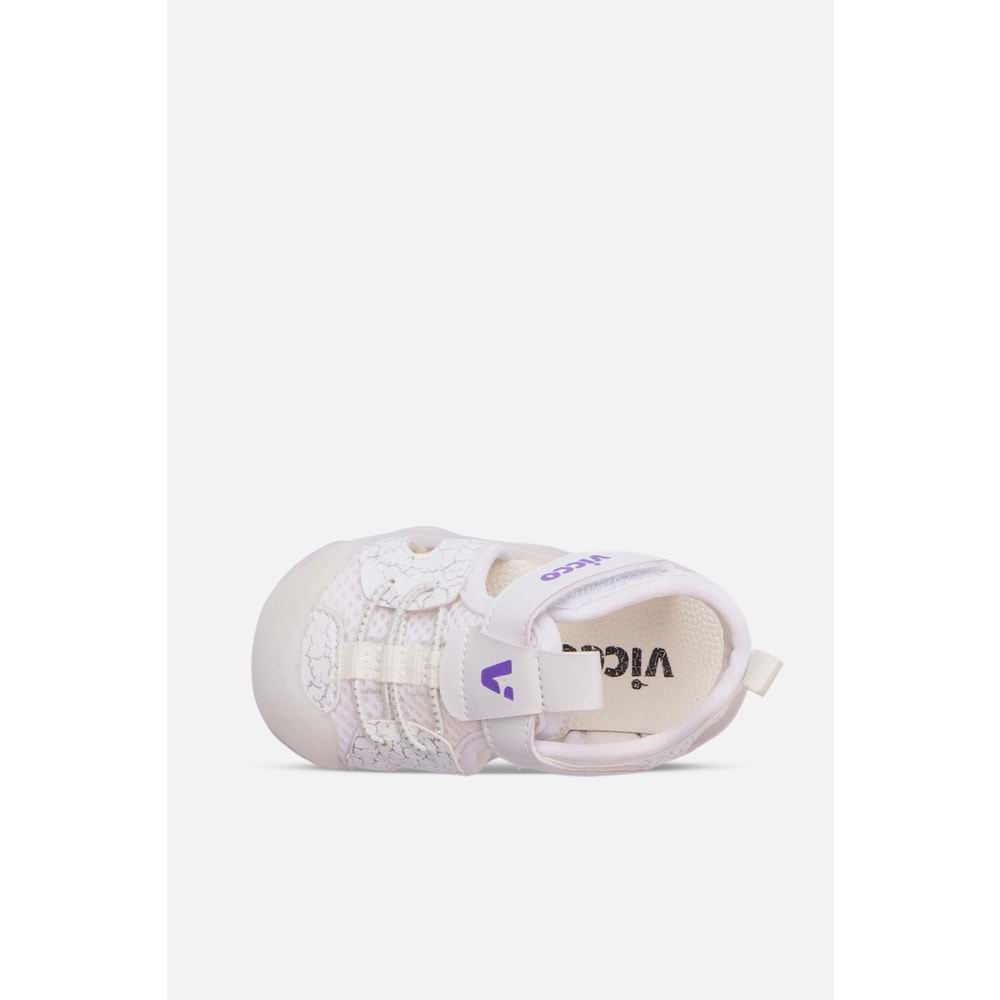 VİCCO MONROVİA İLK ADIM IŞIKLI KIZ BEBEK SANDALET - BEYAZ - 20