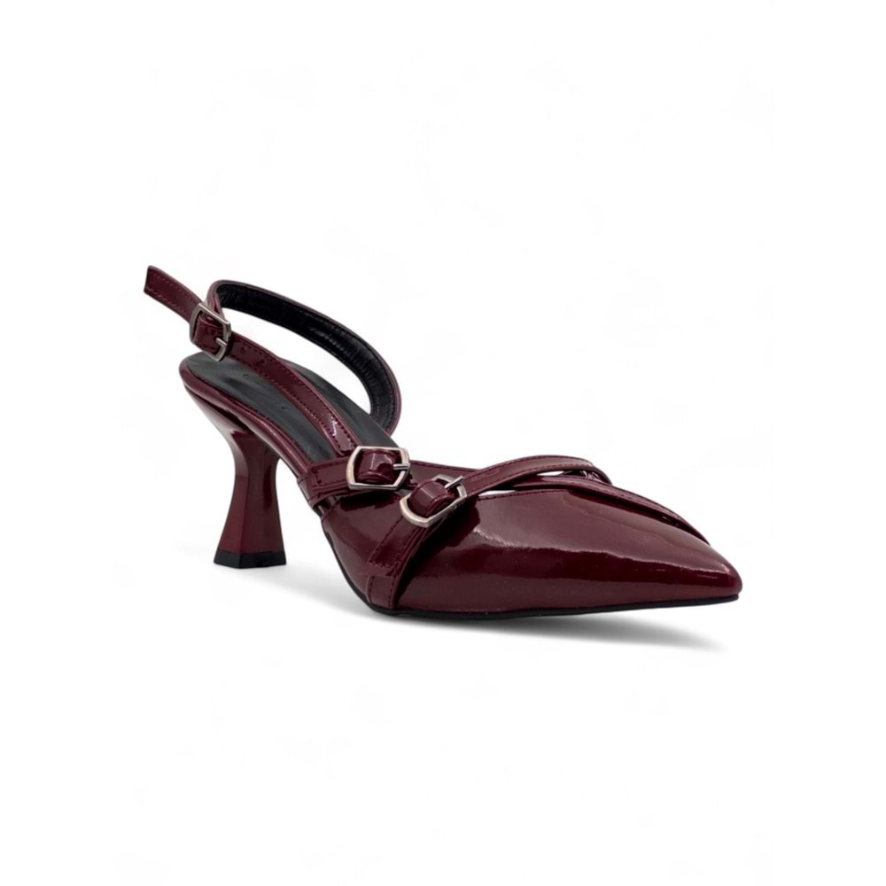 BERK ÇAPRAZ ATKI YÜKSEK TOPUKLU ABİYE RUGAN - BORDO - 40