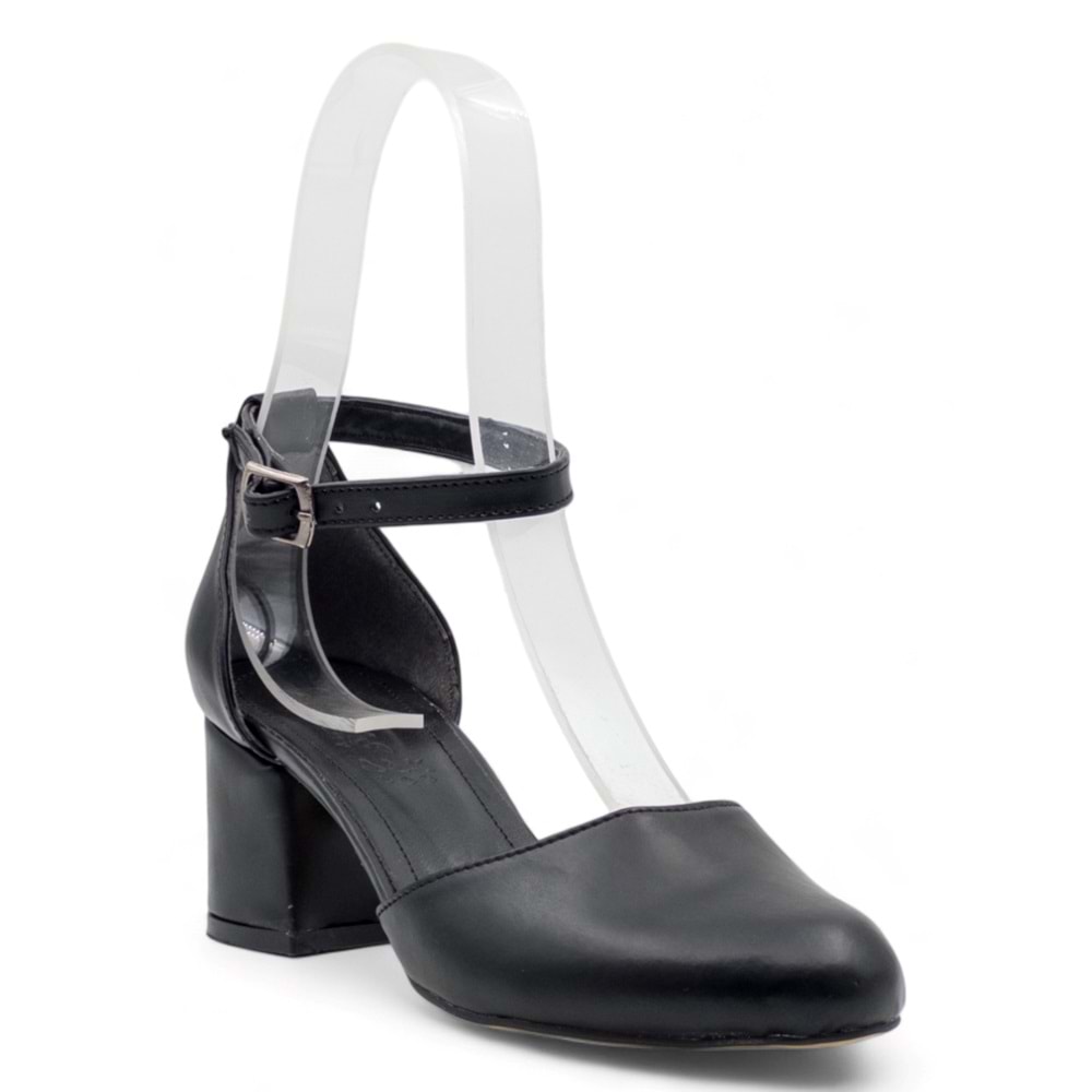 BERK KARNIYARIK KALIN TOPUKLU ABİYE - SİYAH - 40