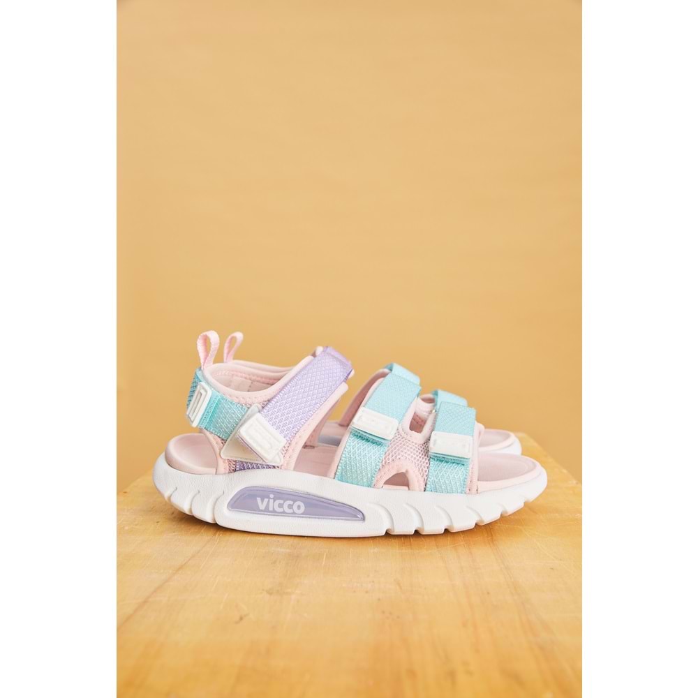 VİCCO CUBE KIZ ÇOCUK SANDALET - PUDRA - 31