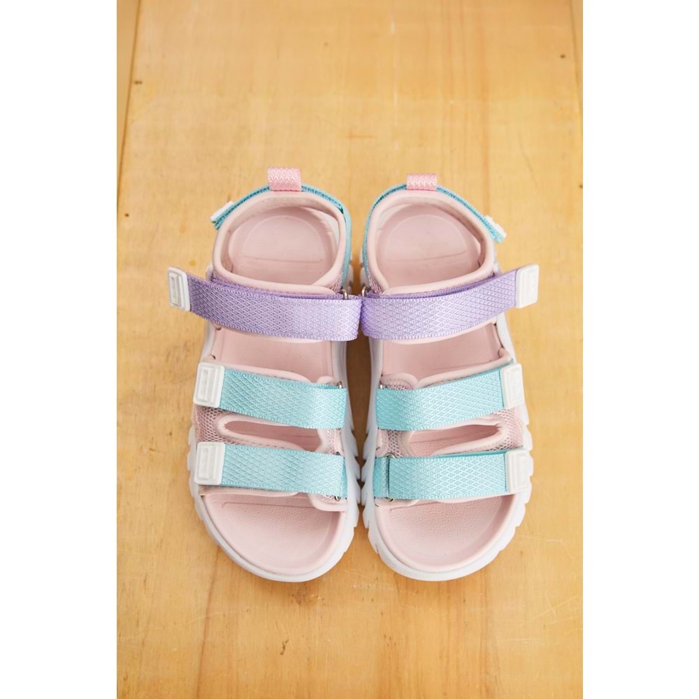 VİCCO CUBE KIZ ÇOCUK SANDALET - PUDRA - 31