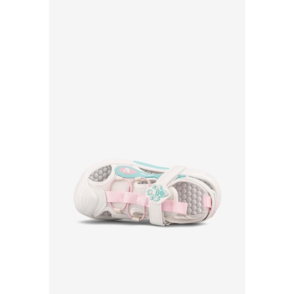 VİCCO ROCKET IŞIKLI KIZ ÇOCUK SANDALET - BEYAZ - 30