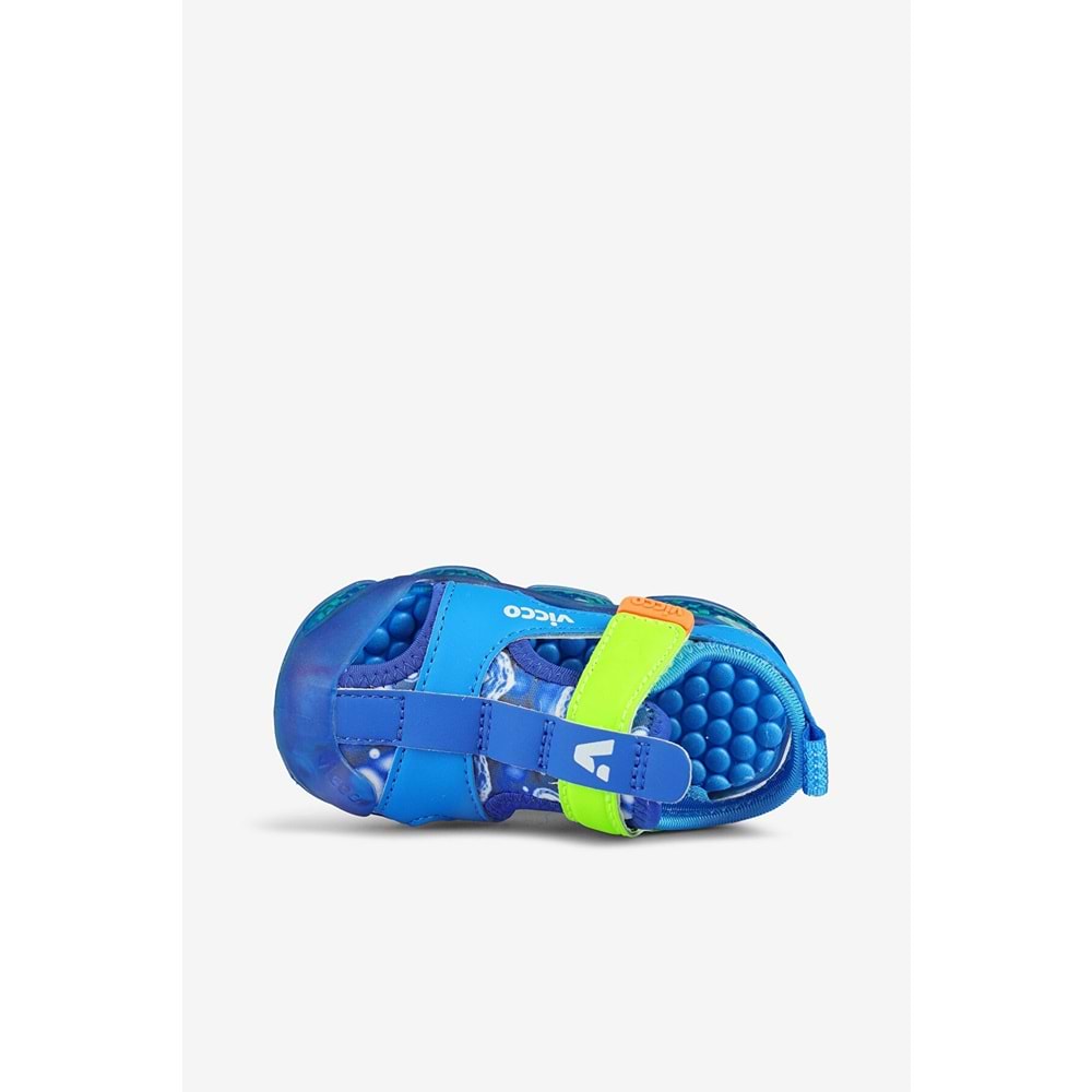 VİCCO LİVE IŞIKLI ERKEK BEBEK SANDALET - SAKS - 25
