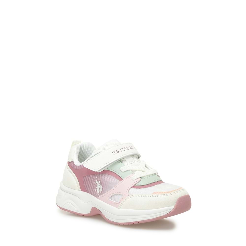 U.S. POLO ASSN. LESSER 5FX KIZ ÇOCUK SPOR AYAKKABI - PUDRA - 30