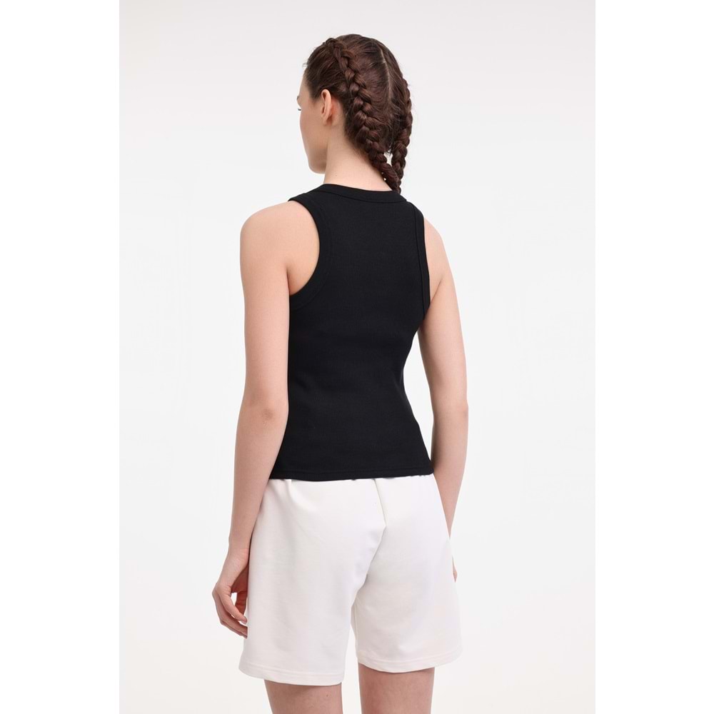 LUMBERJACK WB RIBANA 10SSB106 5FX KADIN ATLET - SİYAH - M