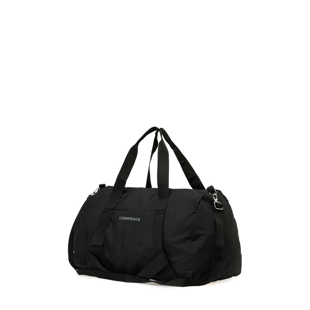 LUMBERJACK STN LEXY GYM 5FX UNİSEX SPOR ÇANTA VALİZ - SİYAH - STD