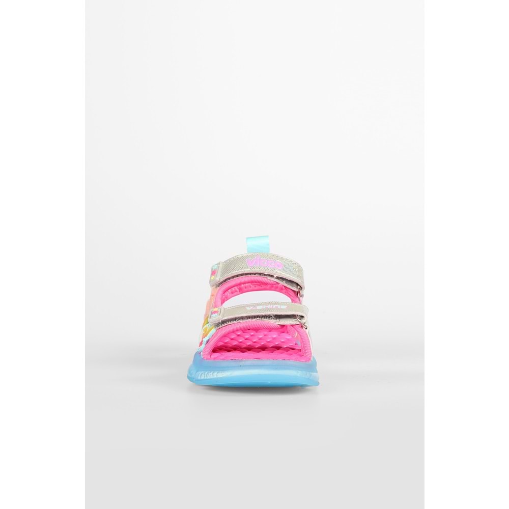 VİCCO CAN IŞIKLI KIZ ÇOCUK SANDALET - FUŞYA - 30