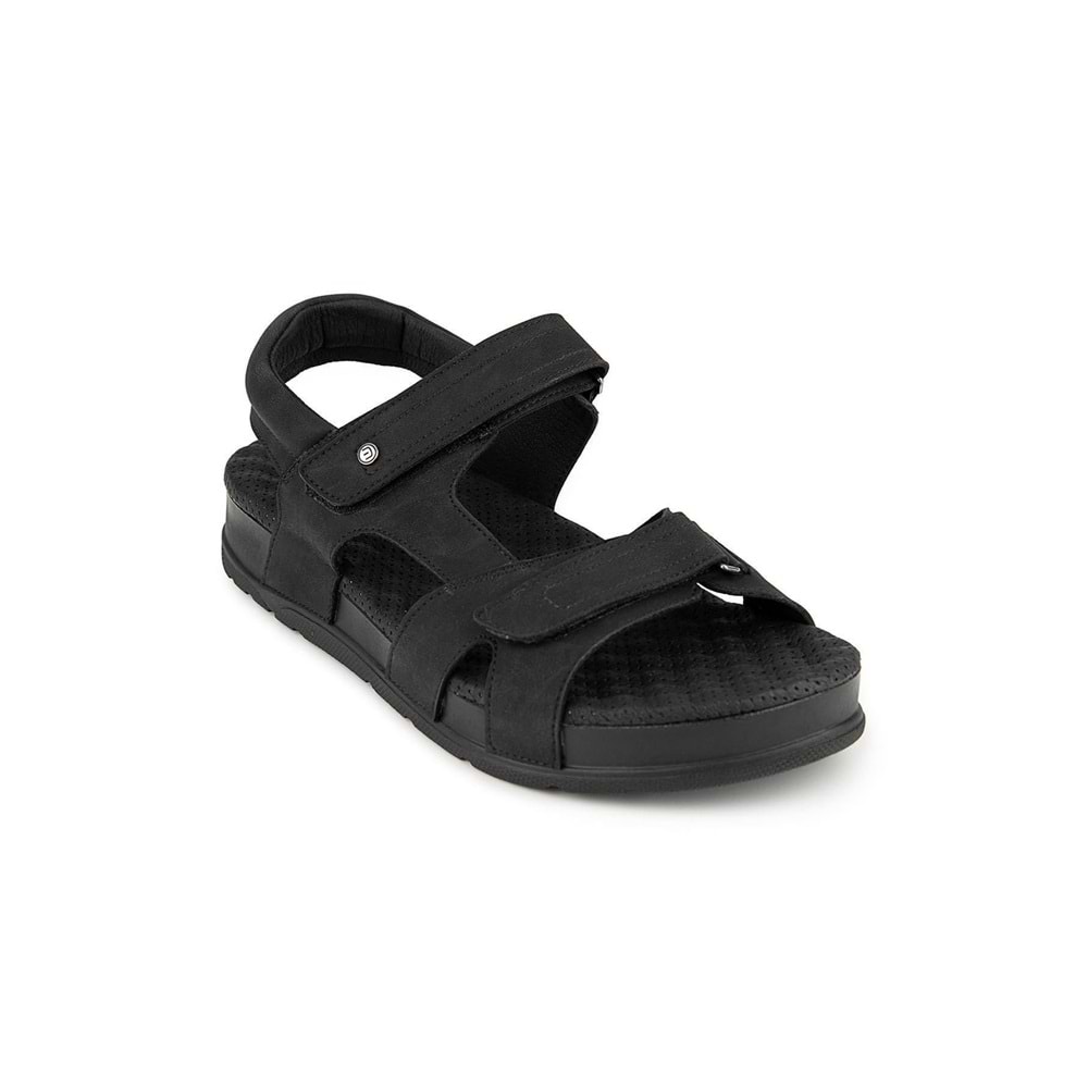 Muya Sagrado Anatomik Taban Topuk Dikeni Erkek Sandalet - Siyah - 41