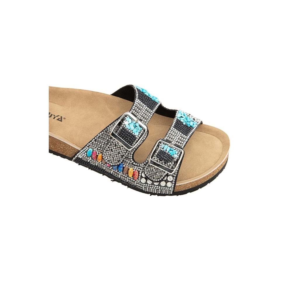 Muya Paa Anatomik Taban Kadın Terlik - Siyah - 40