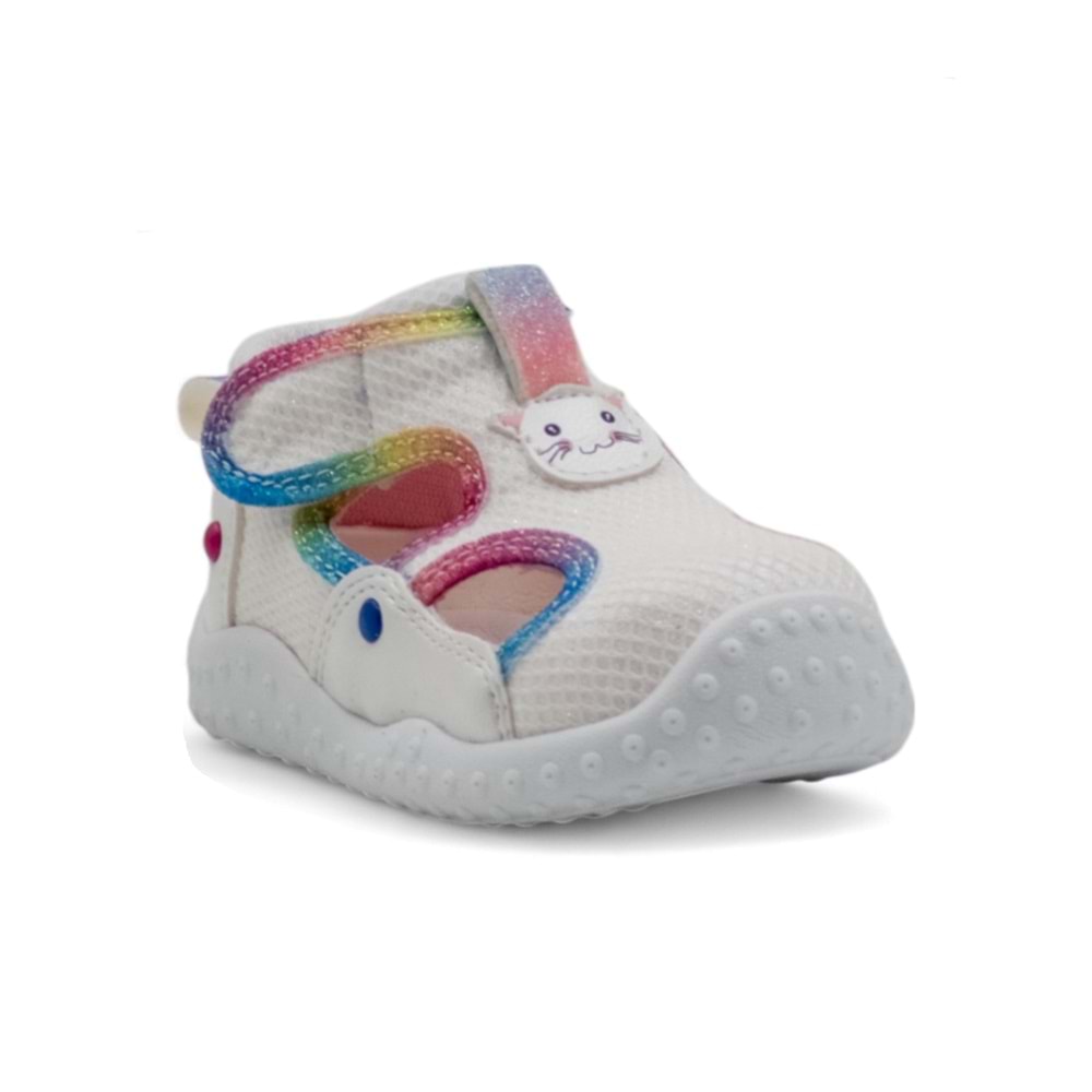 POLARİS MAHITZ.I5FX KIZ BEBEK GÜNLÜK AYAKKABI - BEYAZ - 20