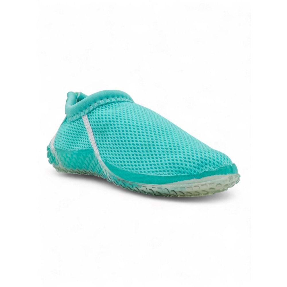 SERABİEN 5424 UNİSEX FİLELİ DENİZ HAVUZ PLAJ AYAKKABISI - SU YEŞİLİ - 40