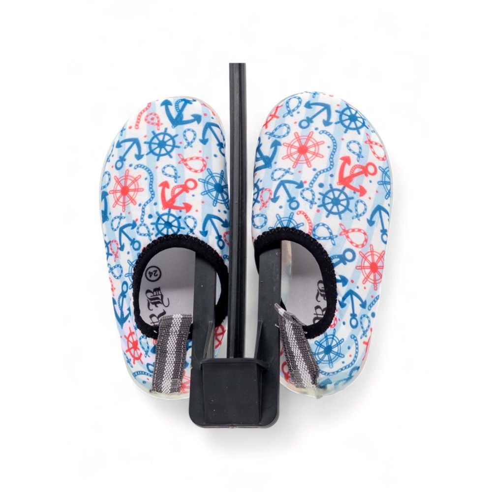 SERABİEN ERKEK ÇOCUK KAYDIRMAZ TABAN DENİZ HAVUZ PLAJ PATİĞİ - MAVİ - 22-23