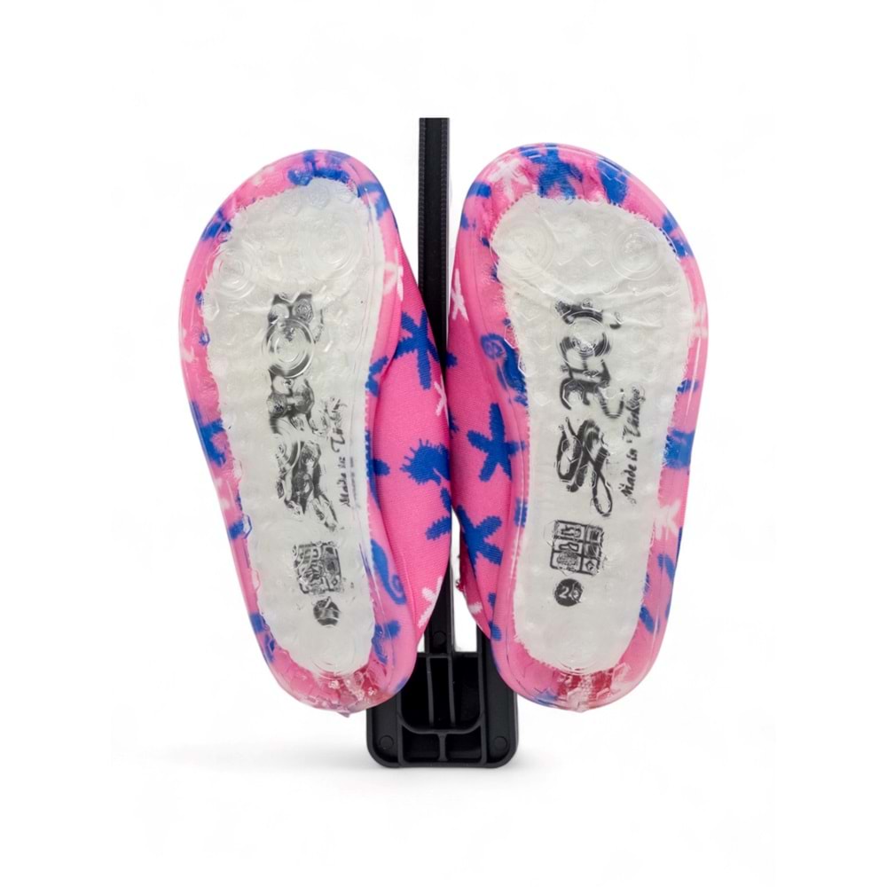 SERABİEN KIZ ÇOCUK KAYDIRMAZ TABAN DENİZ HAVUZ PLAJ PATİĞİ - PEMBE - 22-23