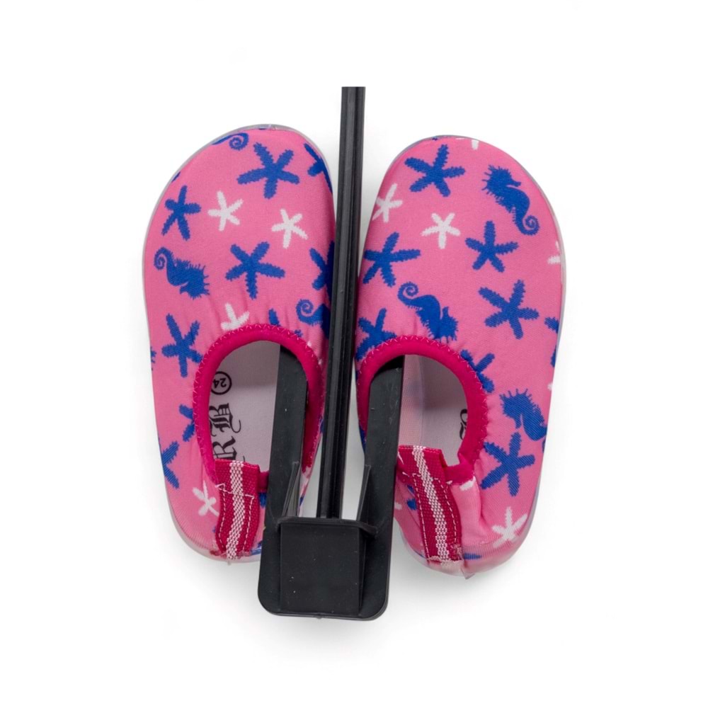 SERABİEN KIZ ÇOCUK KAYDIRMAZ TABAN DENİZ HAVUZ PLAJ PATİĞİ - PEMBE - 26