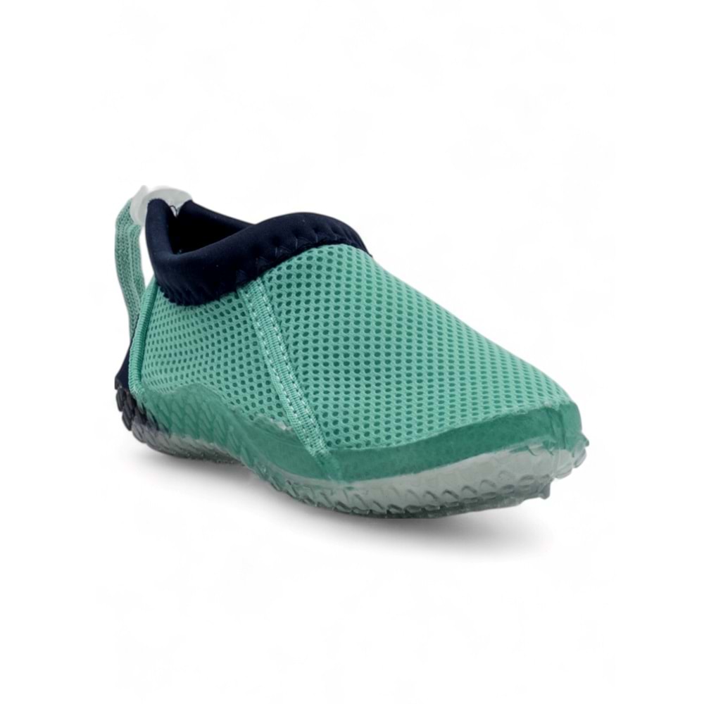 SERABİEN ERKEK ÇOCUK FİLELİ DENİZ HAVUZ PLAJ AYAKKABISI - YEŞİL - 31