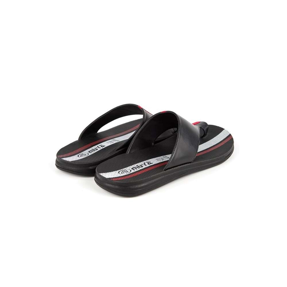 Muya Rada Anatomik Taban Islak Zemin Erkek Terlik - Siyah Cilt - 44