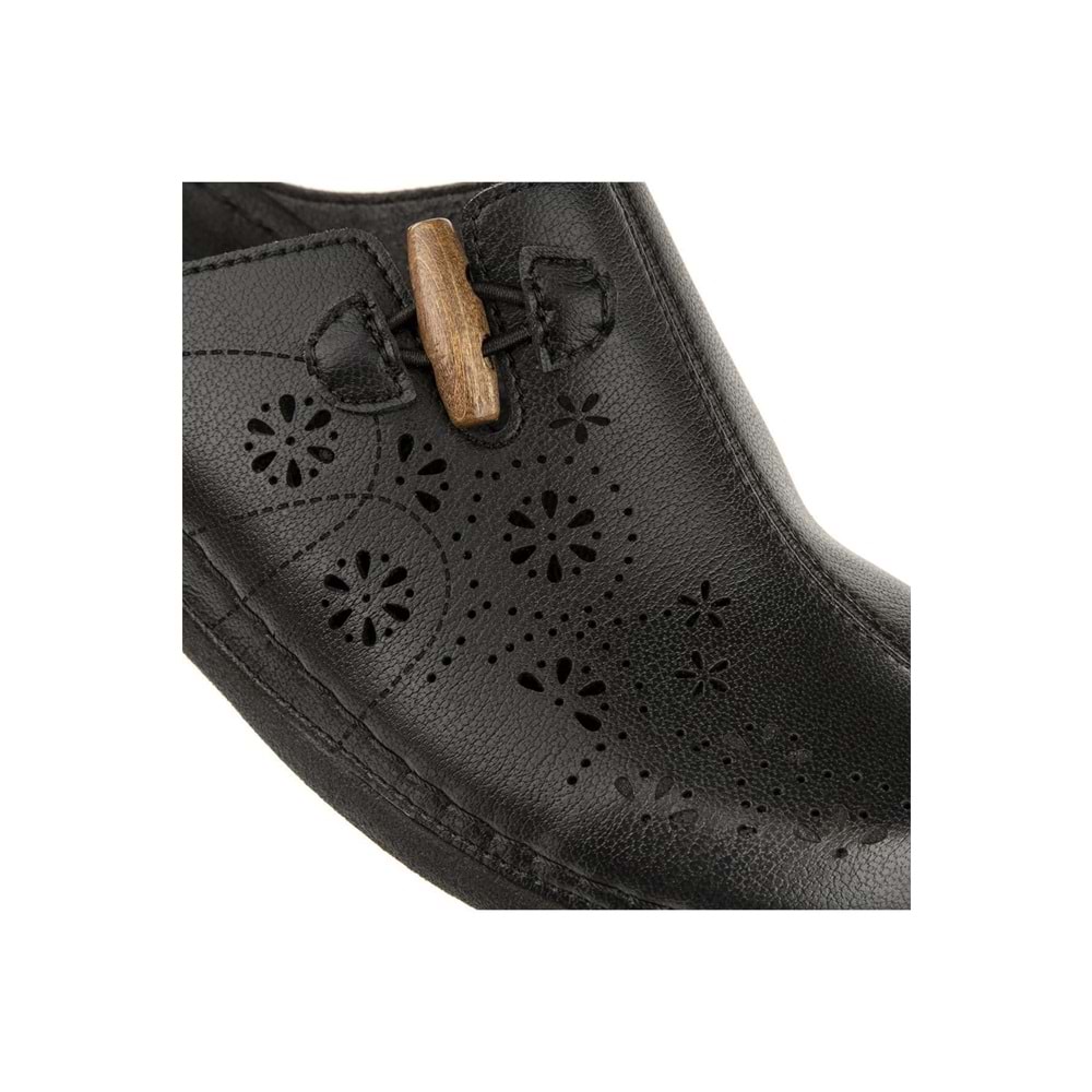 Muya Freya Anatomik Taban Dört Mevsim Kadın Terlik - Siyah - 36