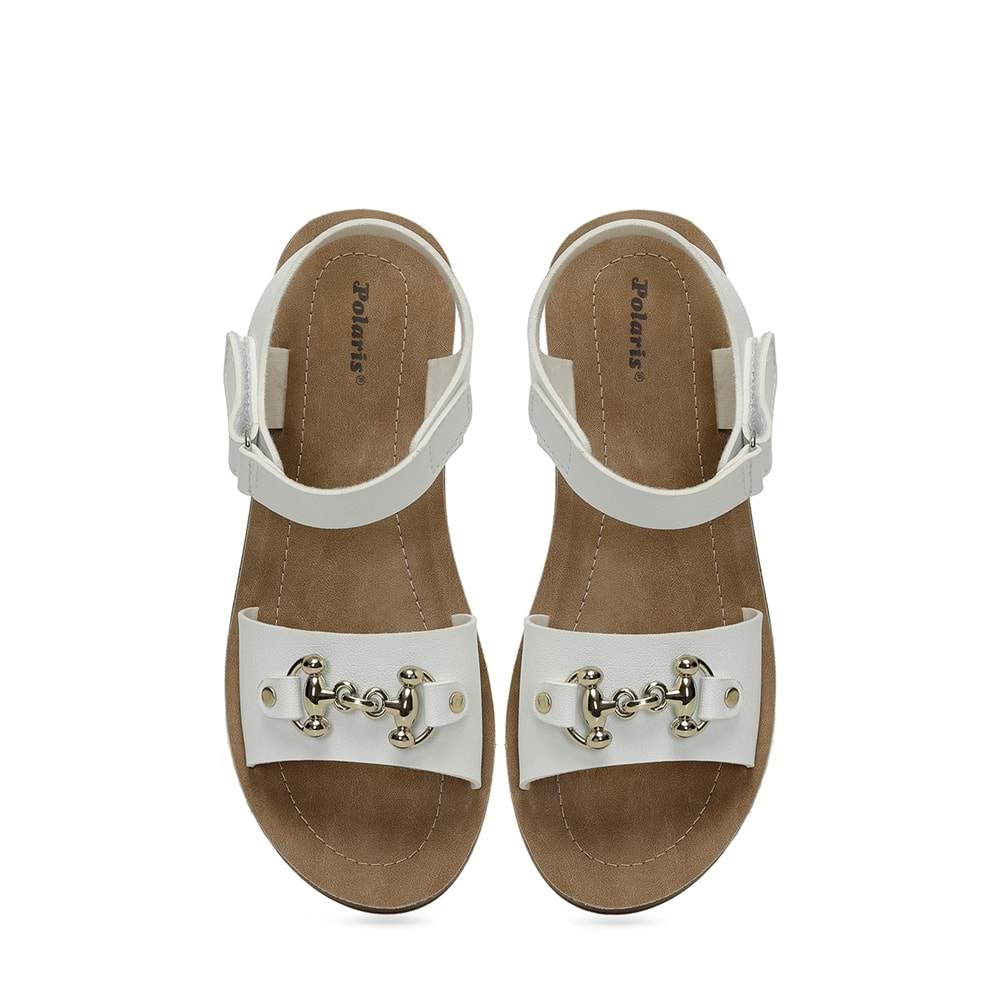 POLARİS 166929.Z5FX COMFORT KADIN SANDALET - BEYAZ - 37