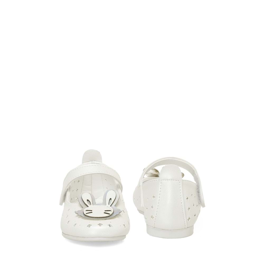 POLARİS CORA.B5FX KIZ BEBEK BABET AYAKKABI - BEYAZ - 21