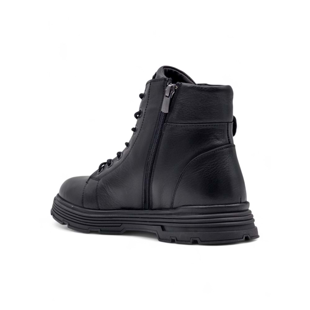 VOYAGER 6409 ERKEK HAKİKİ DERİ BOT - SİYAH - 40