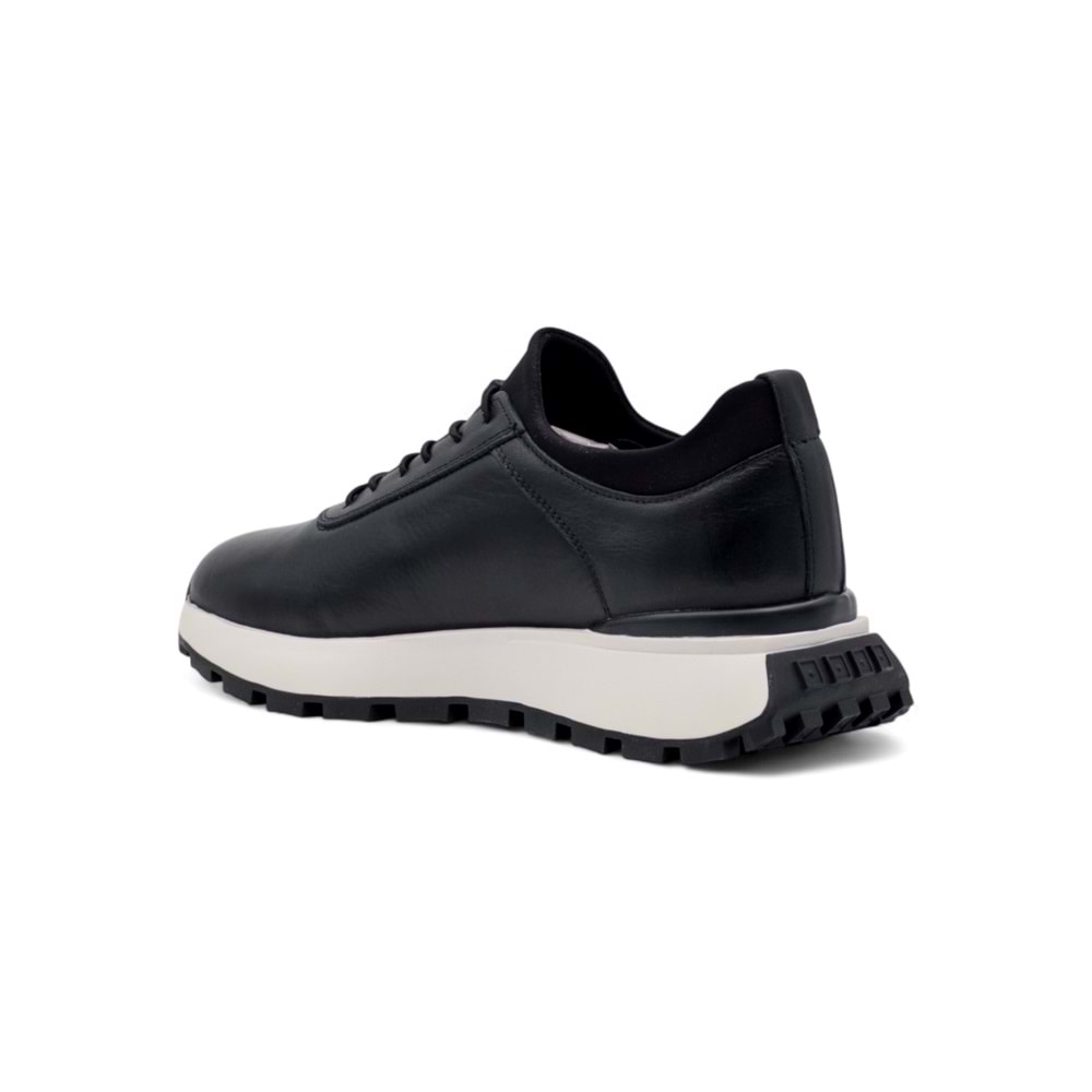 VOYAGER M294-1 ERKEK HAKİKİ DERİ SPOR AYAKKABI - SİYAH - 43