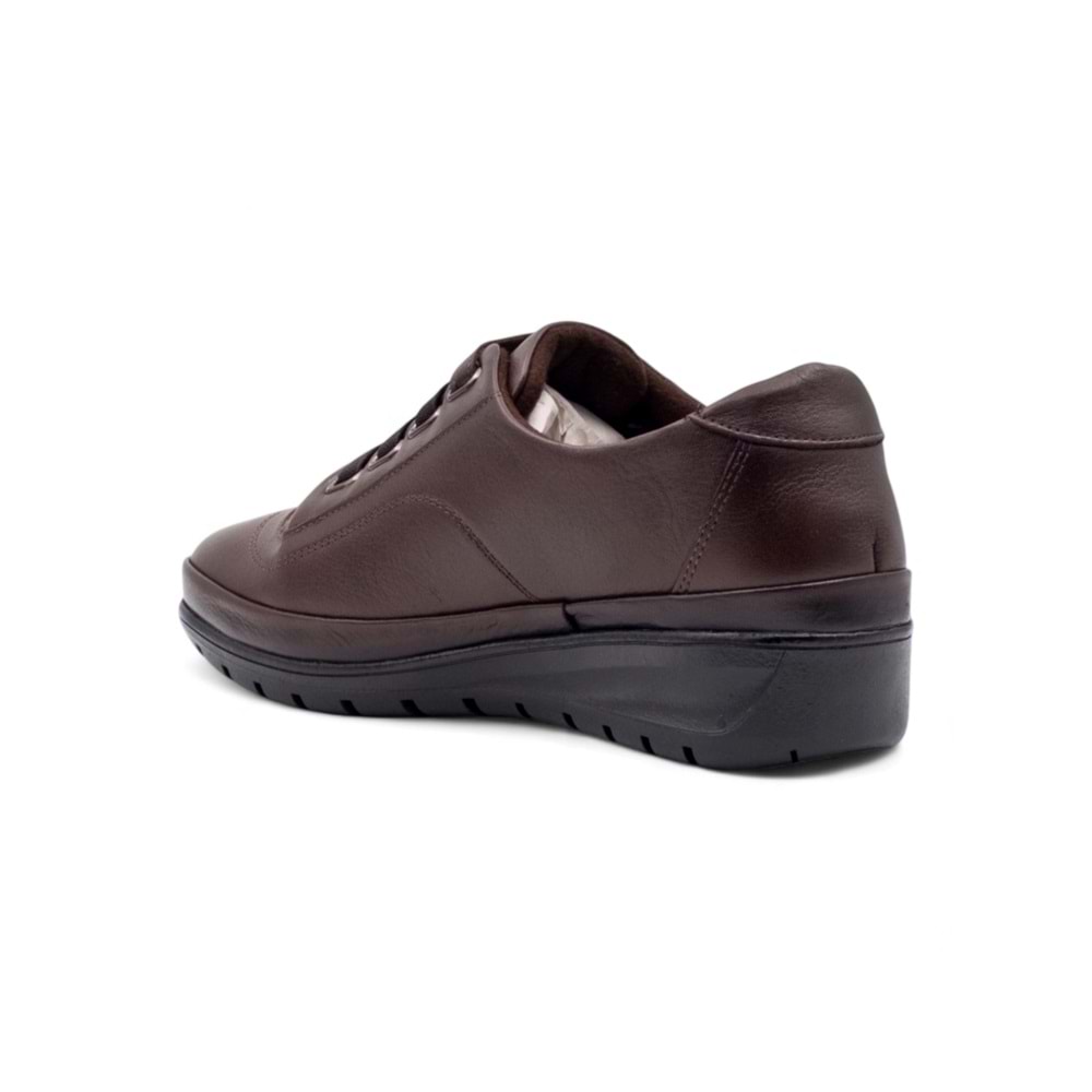VOYAGER 7666 KADIN HAKİKİ DERİ COMFORT AYAKKABI - KAHVERENGİ - 40