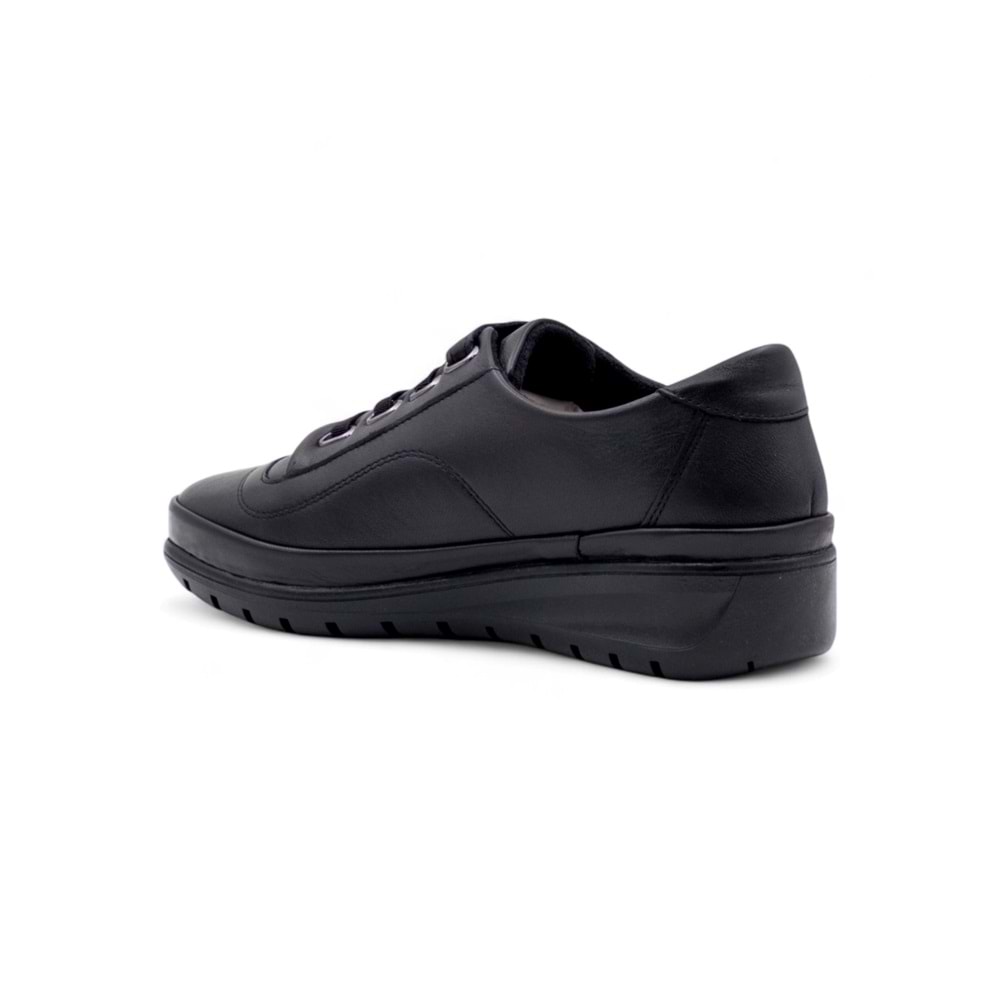 VOYAGER 7666 KADIN HAKİKİ DERİ COMFORT AYAKKABI - SİYAH - 40